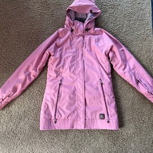 Womens pink Dakine ski/snowboard jacket size XL